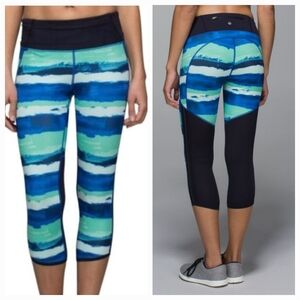 NEW LULULEMON PACE PUSHER CROP 21" Full-On Luxtreme High Rise SIZE 6